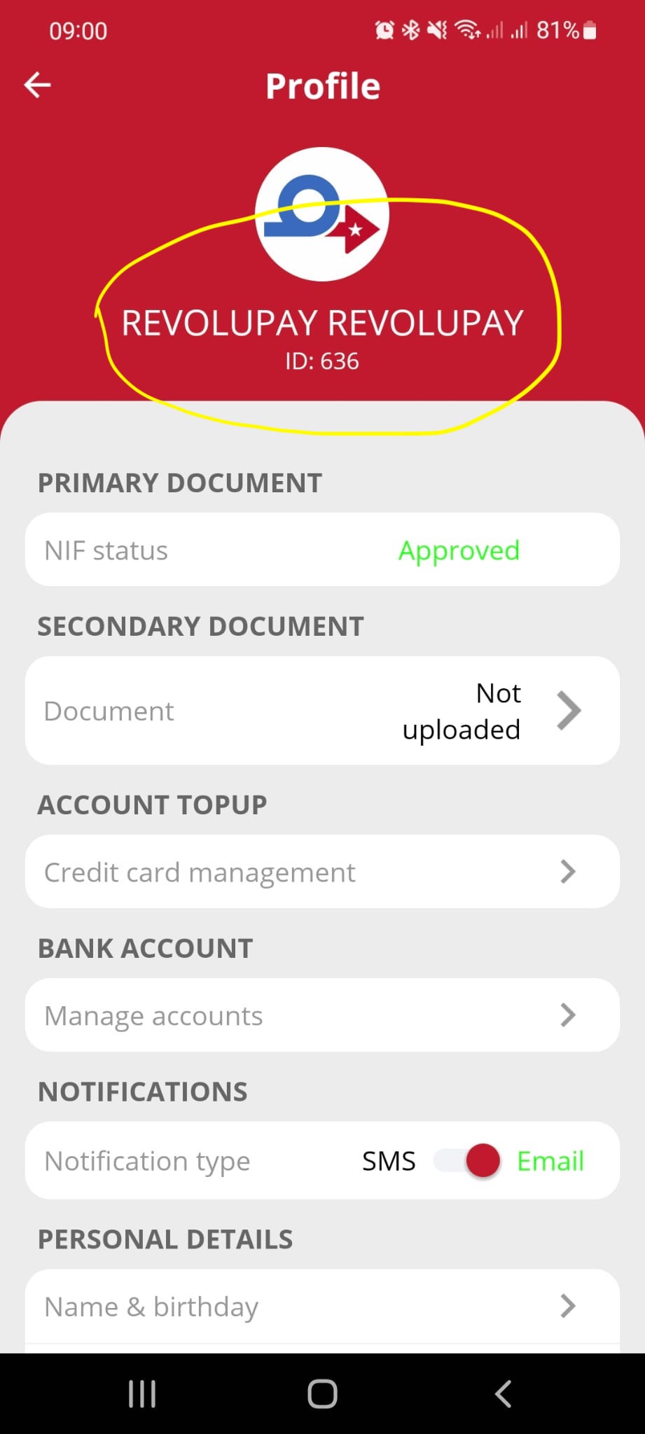 Your MP number